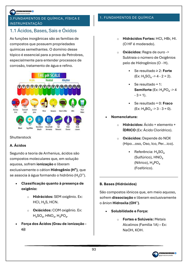 Amostra do material: Química