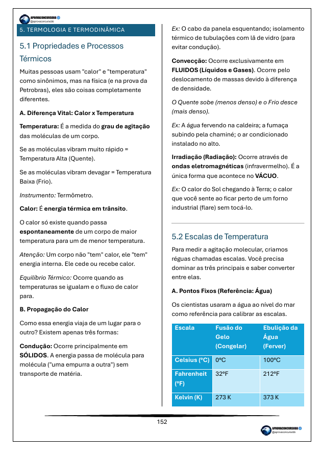 Amostra do material: Termodinâmica